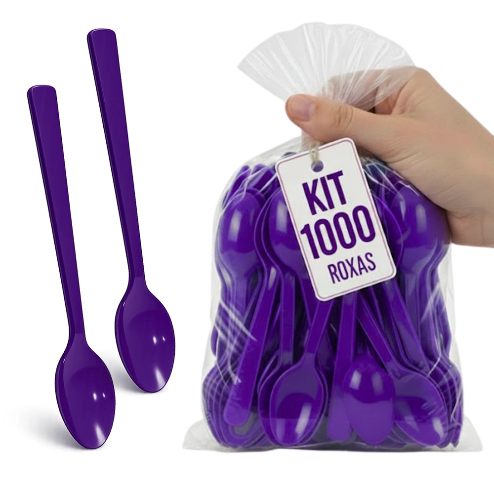 Colher descartável para sorvete